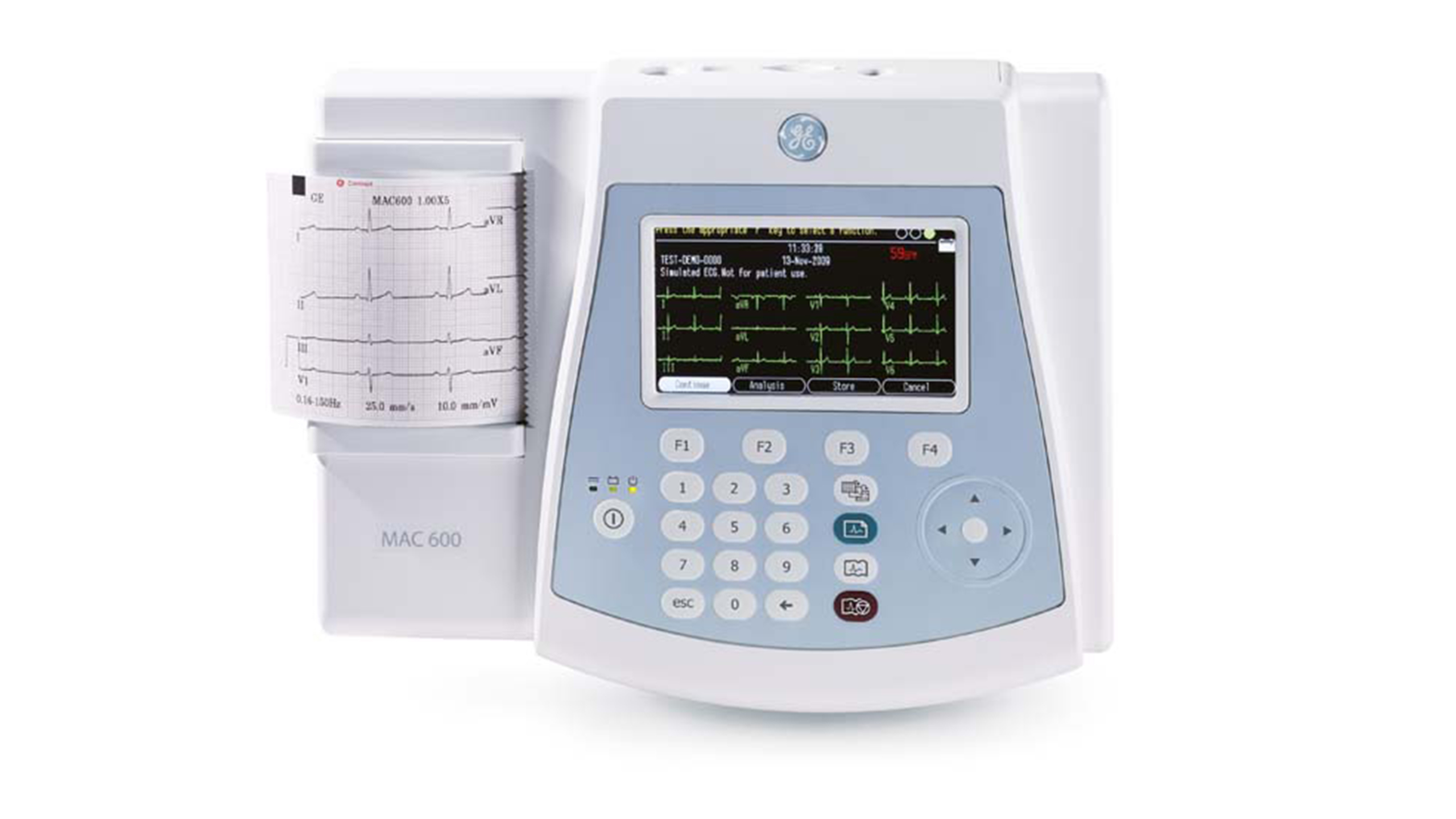 Kardiologie: Ruhe-EKG MAC 600. GE Healthcare